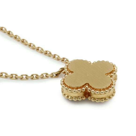 Van Cleef & Arpels Alhambra Necklace in 18K Gold with Bullseye, 1 Diamond, 20... - Picture 6 of 9